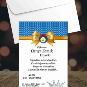 Sarı Kurdele Zarflı