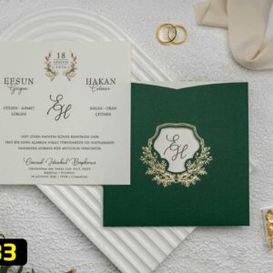 9283 Düğün & Nişan Davetiyesi