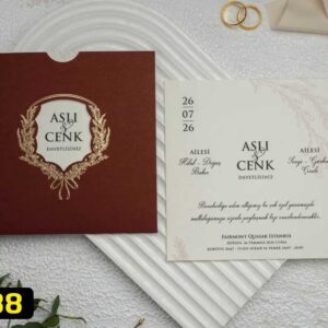 9288 Düğün & Nişan Davetiyesi